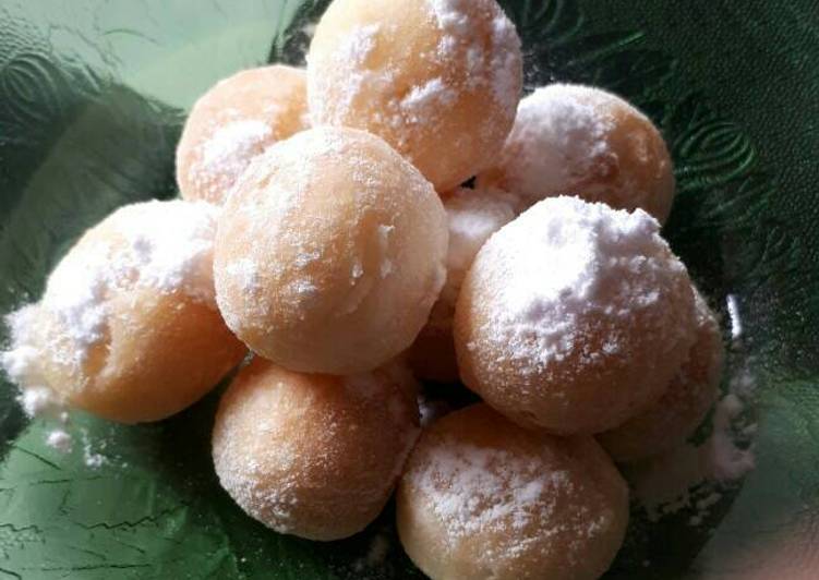 resep makanan Donat bulat mini