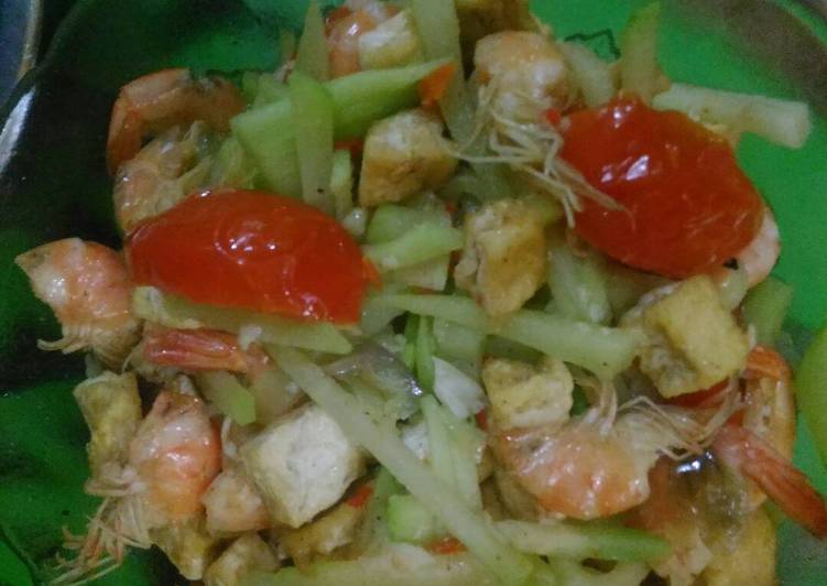 resep makanan Oseng labu siam (manisah) praktis