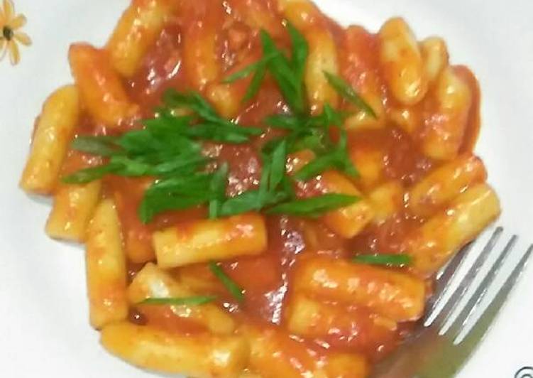 cara membuat Tteokbokki Rumahan Sederhana