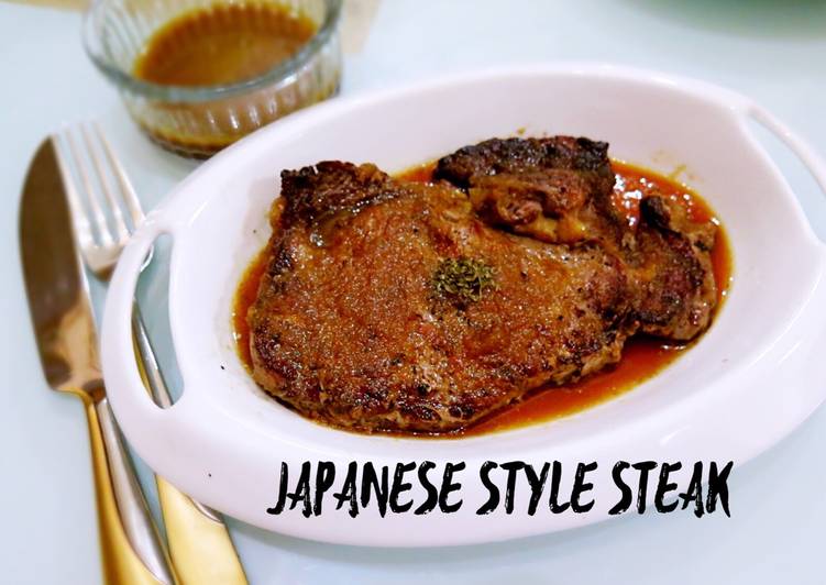 Resep Beef Steak saos Jepang