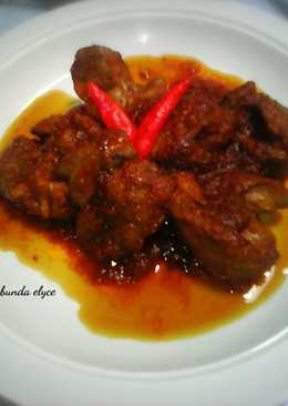 Hati ayam bumbu lapis wenak