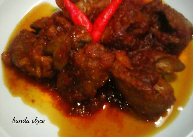 Resep Hati ayam bumbu lapis wenak Karya bunda elyce