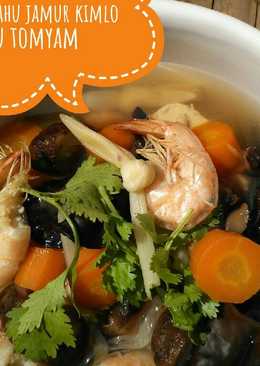 Sop Udang Tahu Jamur Kimlo bumbu TomYam