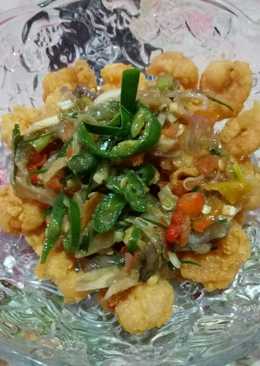 Udang Goreng tepung Sambal Matah