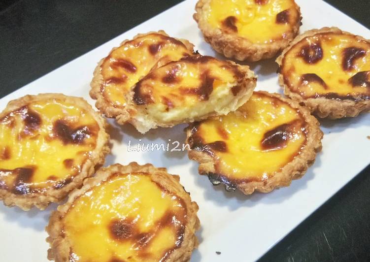 Resep Egg tart portuguese / egg tart portugis anti gagal - Liu Mimin