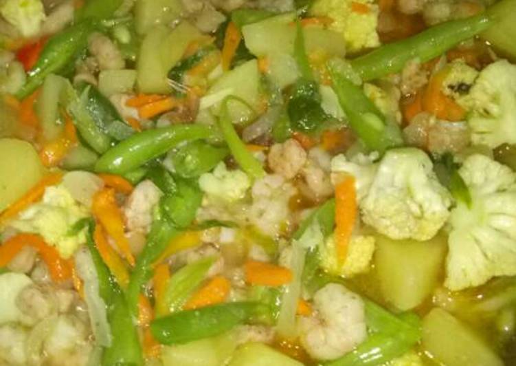 Resep Tumis udang re gallo Kiriman dari Leony Retty