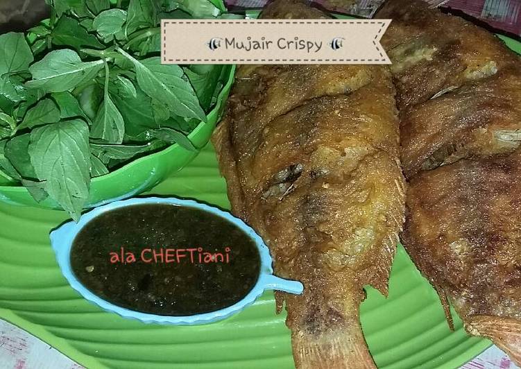 resep makanan Mujair goreng krispi + sambal kencur