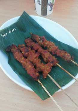 Sate Daging lalet Bumbu merah