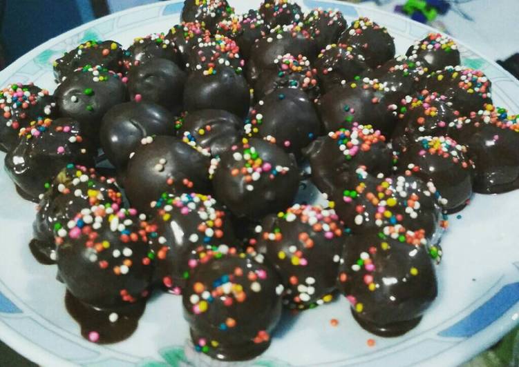 resep Sprinkle choco balls