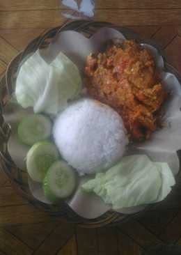 Ayam geprek ala check mendoan