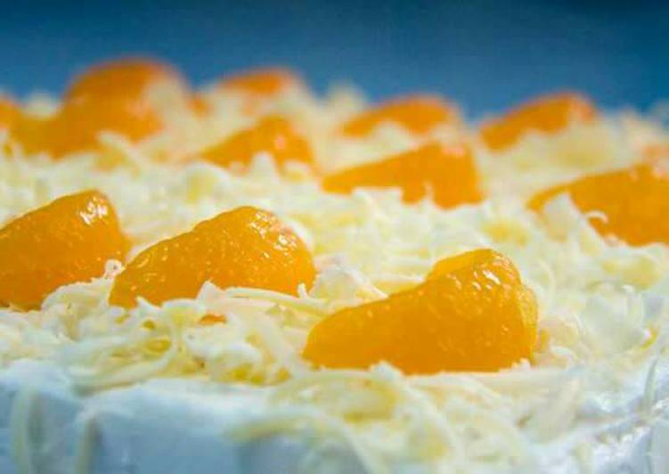 resep Orange Cheese Cake (Bolu Jadul)