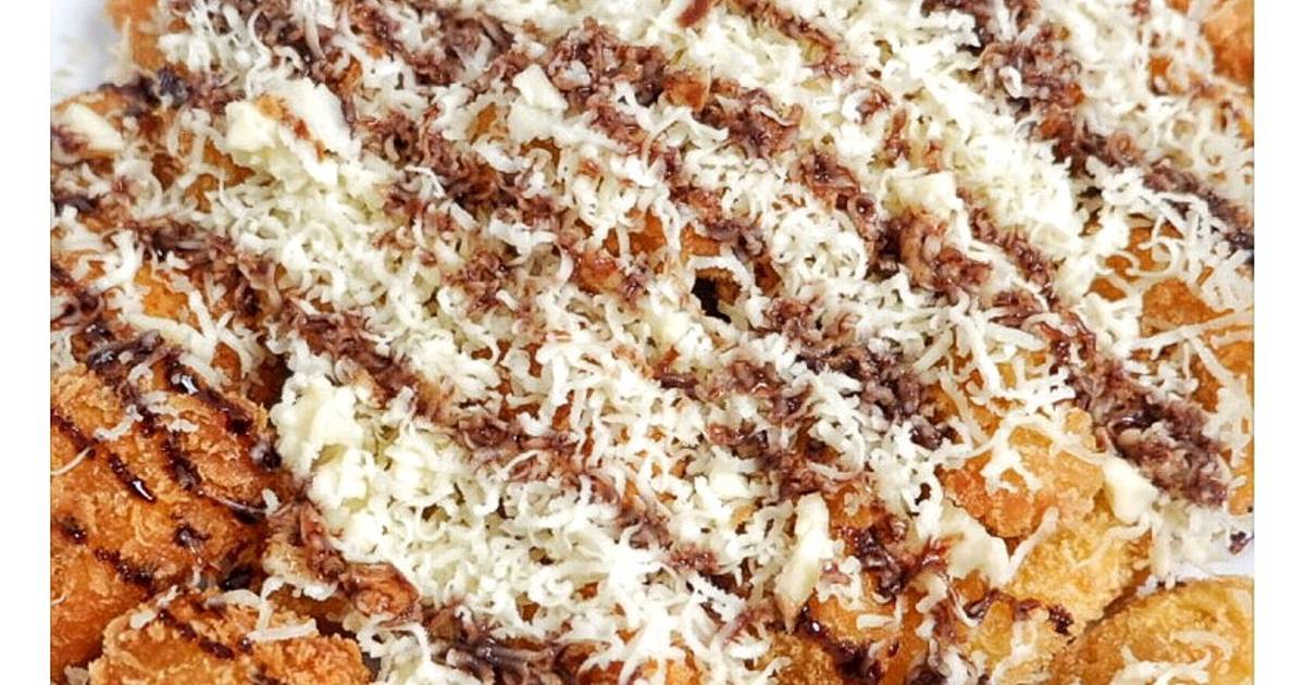  Resep  Pisang  goreng  pasir  coklat keju oleh Nyonya Panduko 