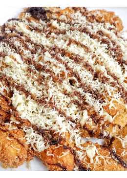 Pisang goreng pasir coklat keju