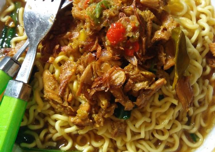 resep lengkap untuk Mie Ayam Bumbu Rempah