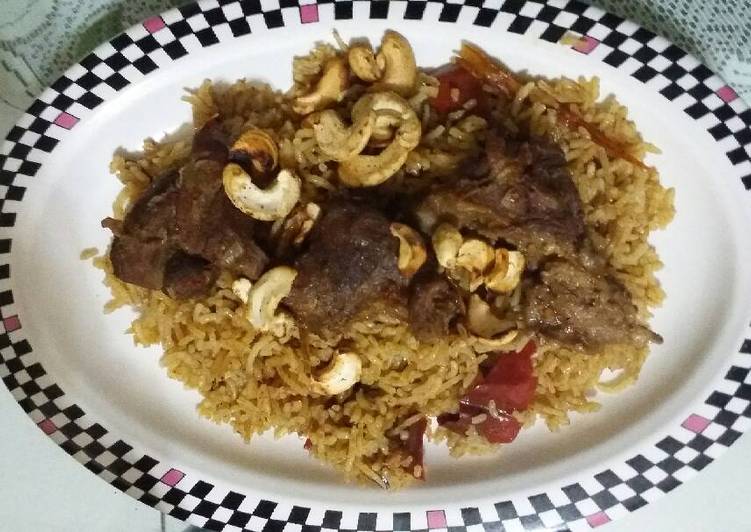 resep masakan Nasi Kabsah Kambing