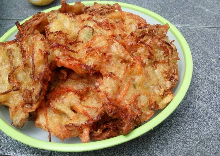 cara membuat Bakwan sayur crispy