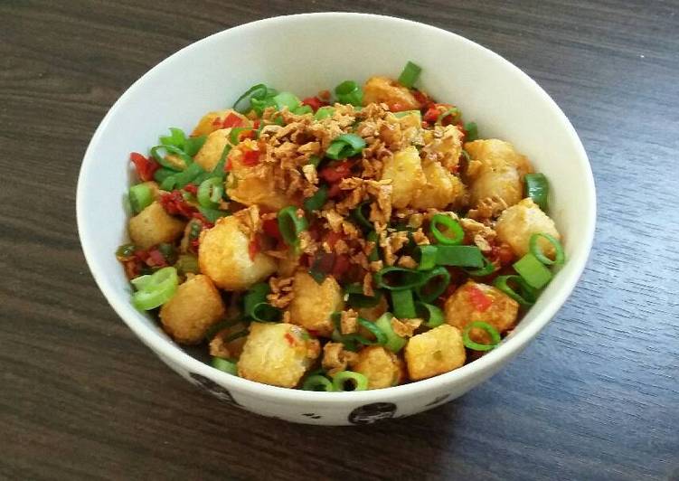 Resep Tahu Crispy Siram Cabai Garam Kiriman dari siska_chan