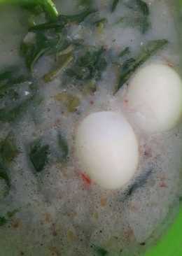 Bobor Bayam Telur