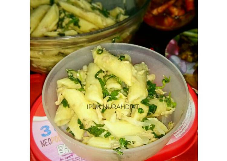 cara membuat Penne Saus Tuna Bayam