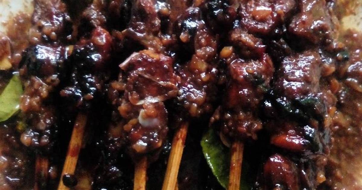 43 resep sate sapi bumbu kacang enak dan sederhana Cookpad