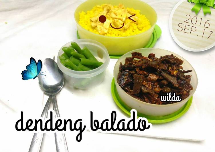 bahan dan cara membuat Dendeng Balado (balado daging sapi)