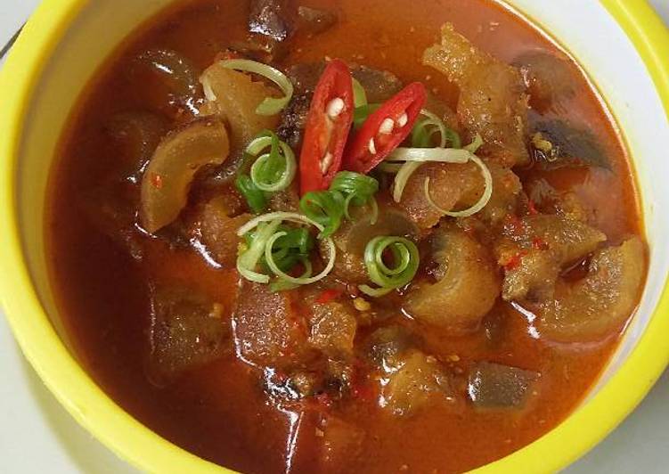 gambar untuk resep Gulai kikil sapi pedas ????