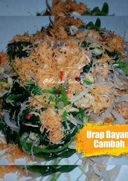 Urap Bayam Cambah