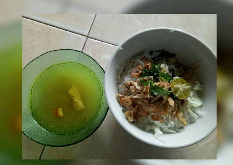 resep makanan Soto ayam praktis