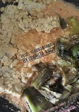 Pecel terong bakar