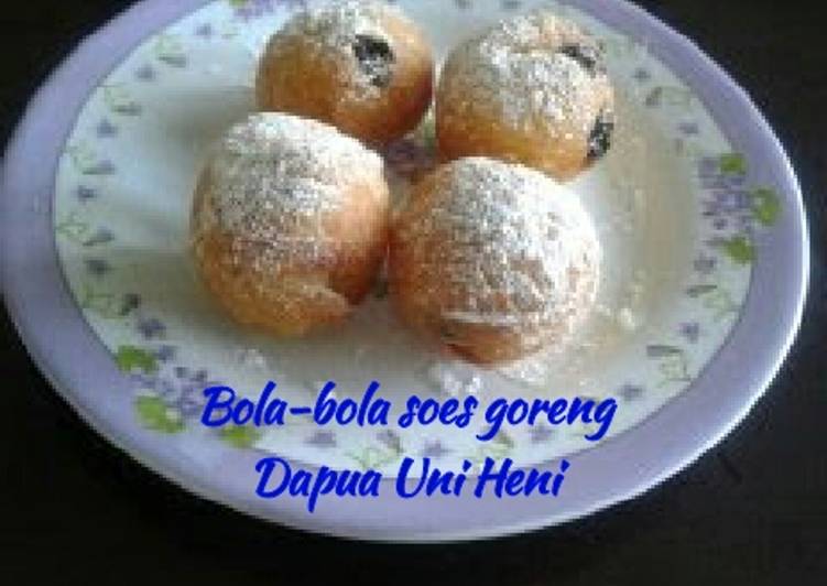 resep makanan Bola-bola soes goreng