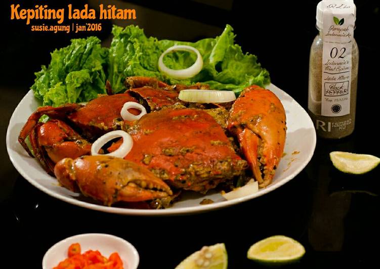 gambar untuk cara membuat Kepiting lada hitam favorite