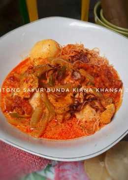 Lontong sayur komplit