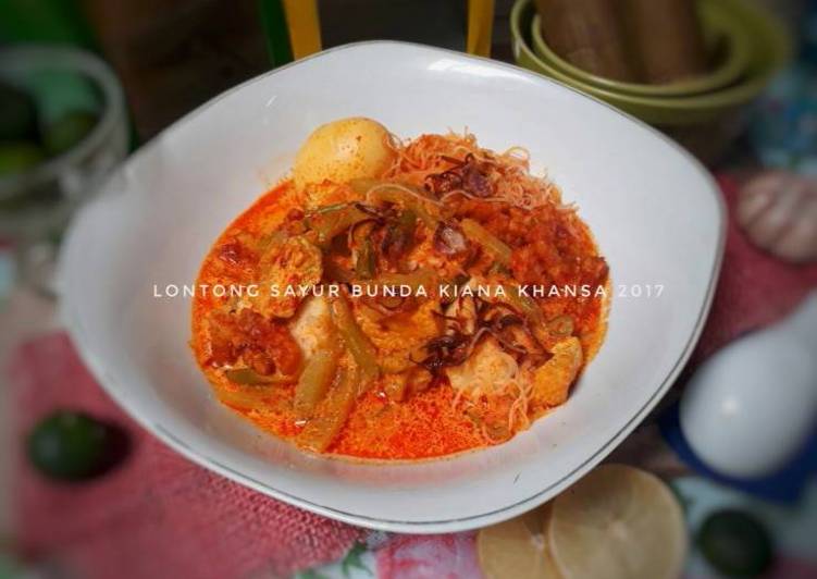 cara membuat Lontong sayur komplit