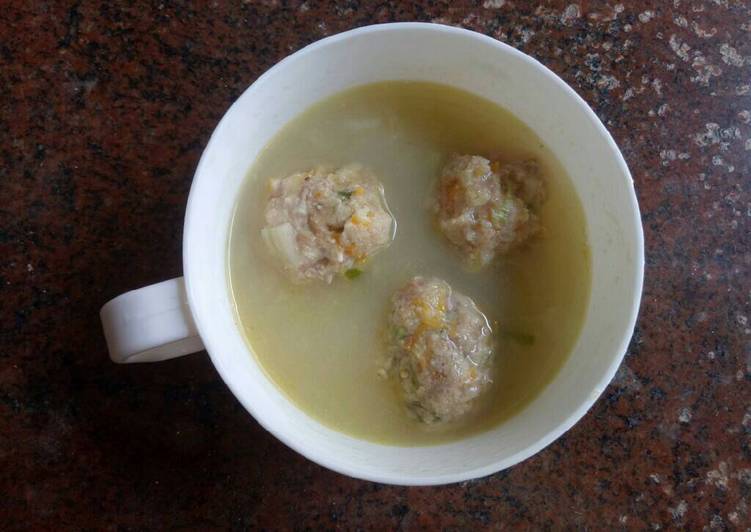 gambar untuk resep makanan Bakso Tahu Tuna 8m+