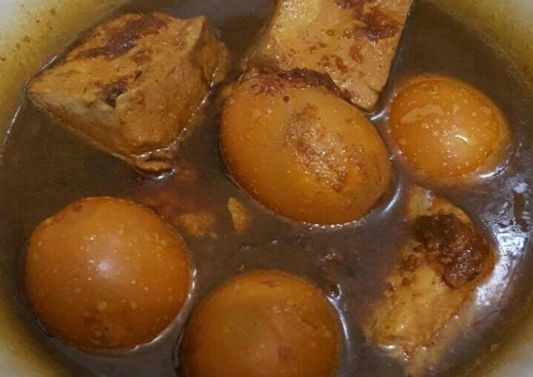 gambar untuk resep makanan Semur telur & tahu praktis