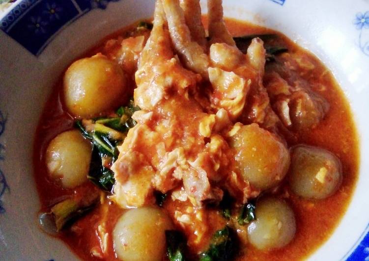 resep lengkap untuk Seblak cilok ceker