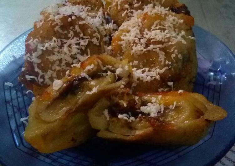 gambar untuk cara membuat Pisang goreng coklat keju