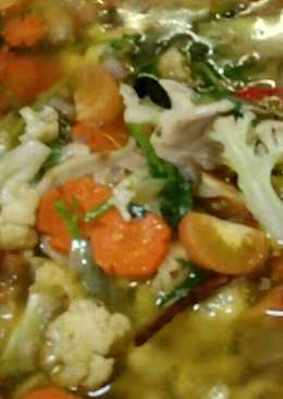 Sup sayur campur ala melayu