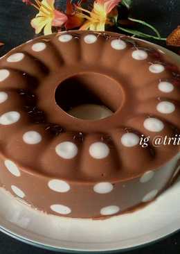 Puding polkadot coklat susu #bikinbareng