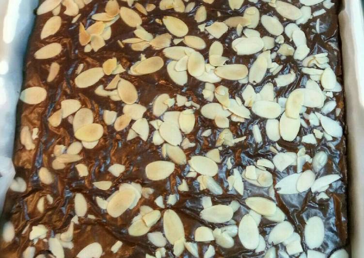 gambar untuk cara membuat Brownies panggang shiny crust