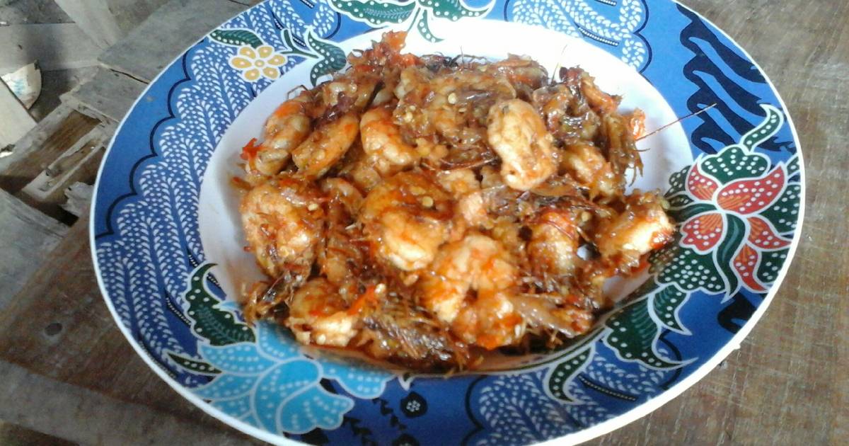 Resep Udang penyet sambel brambang oleh kheyla kitchen 