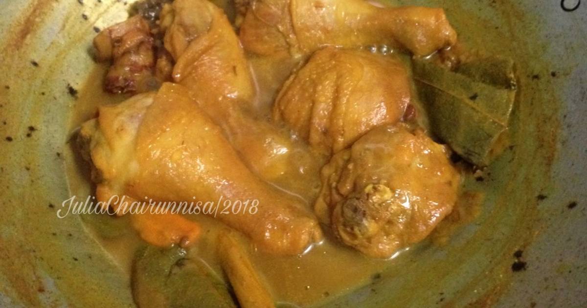 334 resep ayam ungkep bumbu kuning enak dan sederhana 