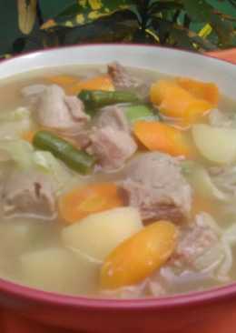 Sop daging n baso sapi