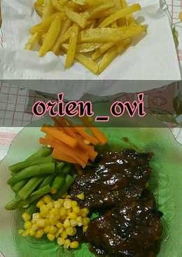 Steak daging sapi enak