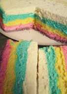 Pop Ice Rainbow Cake Kukus