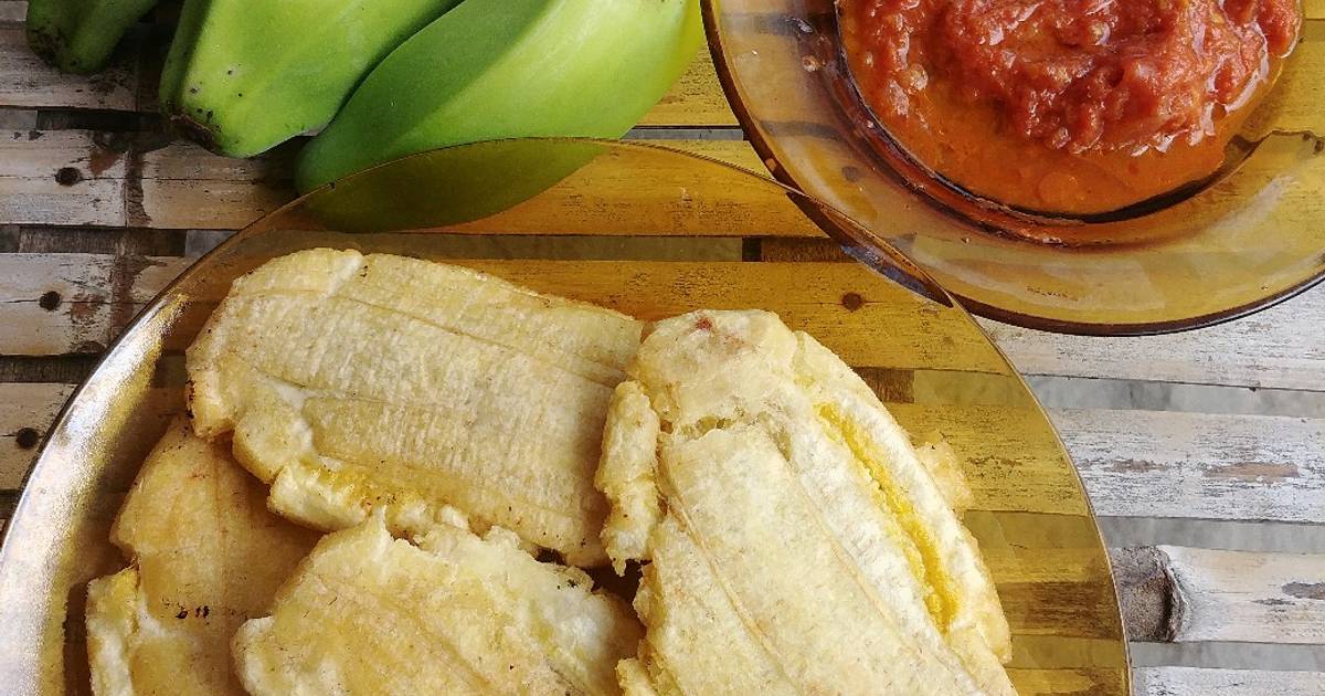 588 resep pisang geprek  enak dan sederhana Cookpad