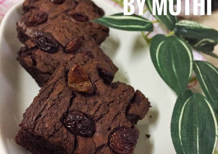 resep masakan Fudgy Brownies