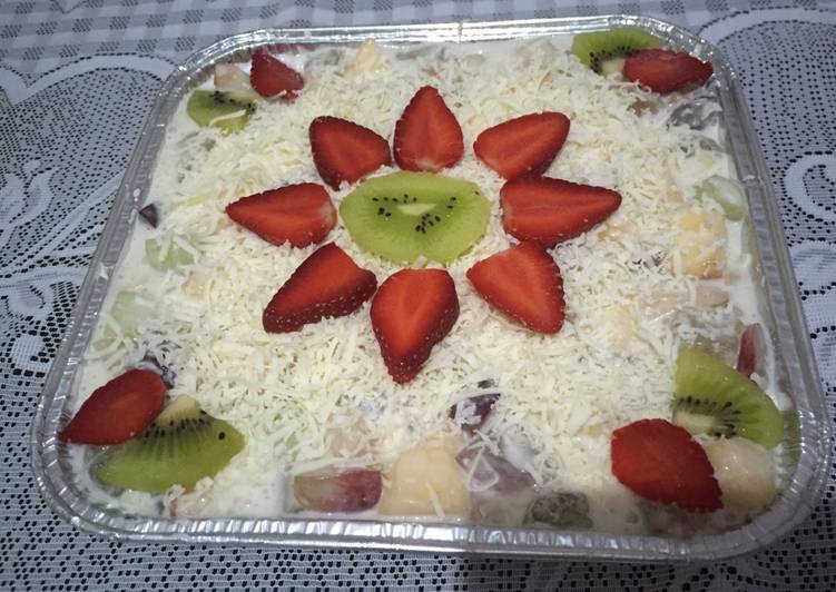 cara membuat Salad buah