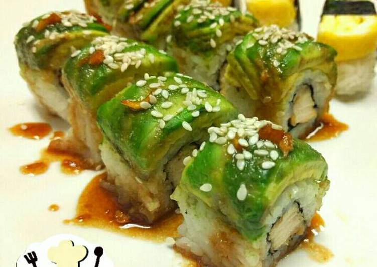 resep Chicken Teriyaki Roll Sushi