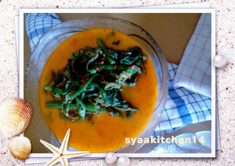 Resep Sayur santan daun labu kuning Kiriman dari Syahla Moms cuisine